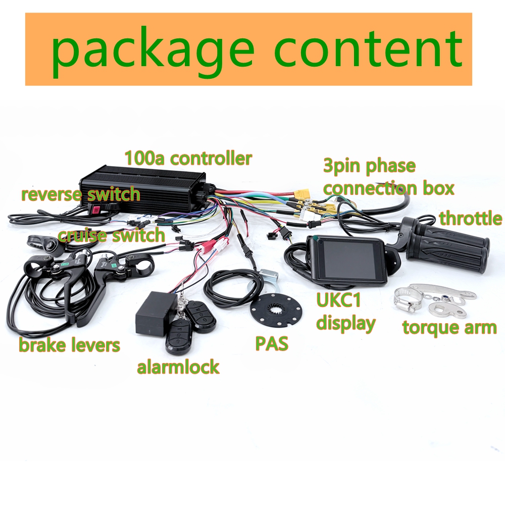 Kit de conversion de vélo élec - Ebike Conversion Kit 72V 3000W avis et prix